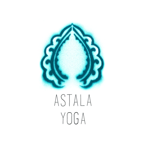 Astala Yoga logo blue 8cm